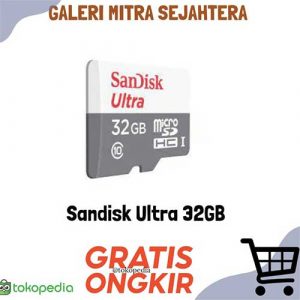 MEMORY CARD MICRO SD SANDISK ULTRA CLASS 10 32GB WITH ADAPTOR