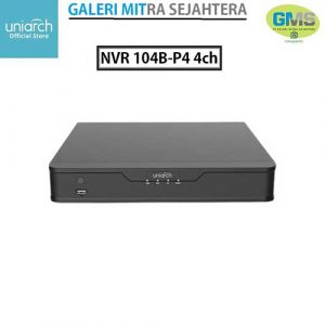 Uniarch 4 channel NVR 104B-P4 4ch Ultra H.265 CCTV NVR104B-P4 POE
