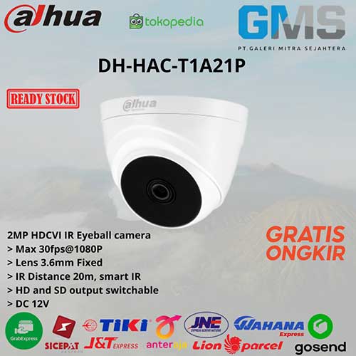 CCTV DAHUA Cooper Series indoor DH-HAC-T1a21P 2.0MP / CCTV INDOOR 2MP