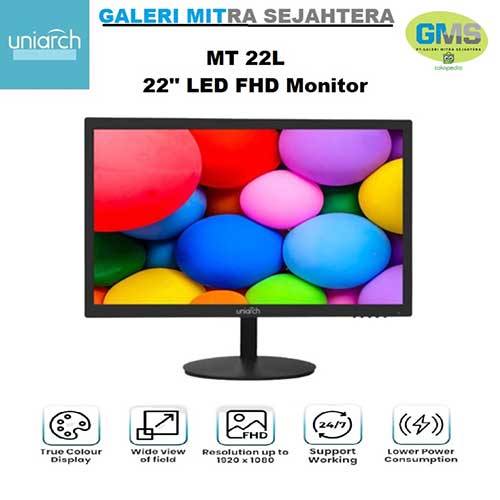 Monitor Uniarch UNV 22’’ LED FHD MT-22-L