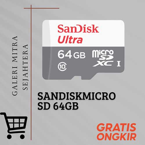 Sandick Micro 64Gb Ultra 100Mb CLASS 10 MicroSD non adapter
